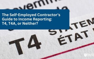 The Self-Employed Contractor’s Guide to Income Reporting: T4, T4A, or Neither?